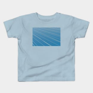 Abstract diagonal white lines Kids T-Shirt